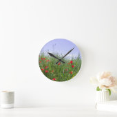 Poppy Meadow Clock Ronde Klok (Huis)