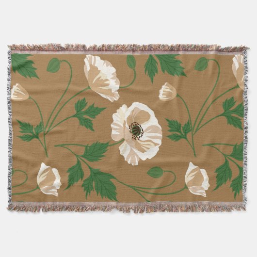 Poppy Meadow Deken (Voorkant)