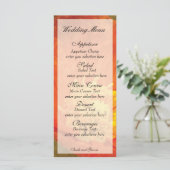 Poppy menukaart (Staand voorkant)