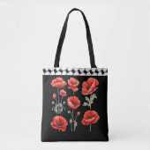 Poppy met Palestijnse Hattah Tote Tas (Voorkant)