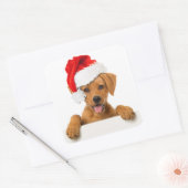 POPPY MET STICKER VAN Santa hat ENVELOPE SEAL (Envelop)