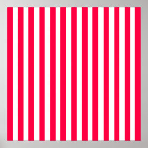 Poppy Modern Stripes Poster