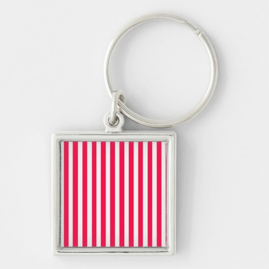 Poppy Modern Stripes Sleutelhanger (Voorkant)