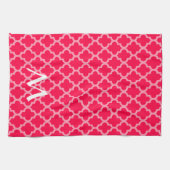 Poppy Moroccan Moods Quatrefoil met Initiaal Theedoek (Horizontaal)