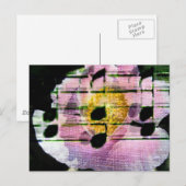 Poppy Music Briefkaart (Voorkant / Achterkant)