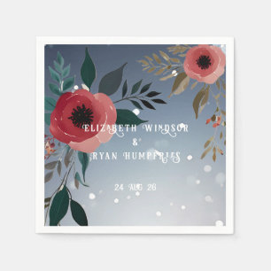 Poppy of Love - Collectie voor huwelijksuitnodigin Servet