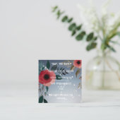 "Poppy of Love" Uitnodigingen Trouwcollectie (Staand voorkant)