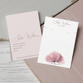 Poppy Oorbel & Ketting Set Sieraden Display Kaart