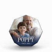 Poppy opa jaar ingesteld fotoblokken (Voorkant)