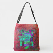 "Poppy Opening" door Paul Buică Crossbody Tas (Achterkant)