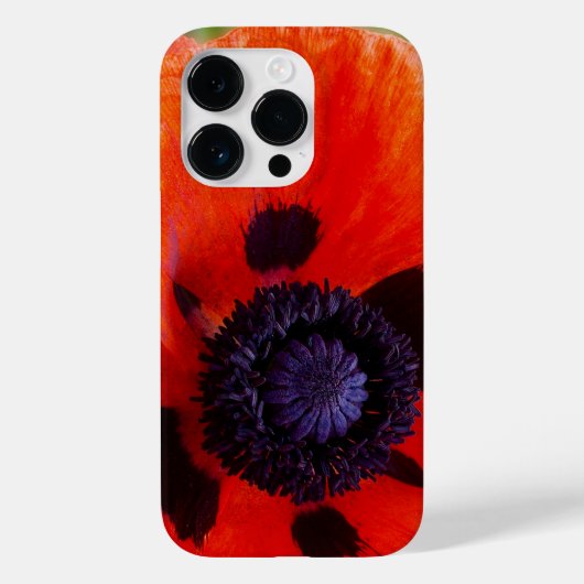 Poppy Oranje aanloopfoto Case-Mate iPhone Case (Achterkant)