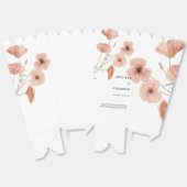 Poppy Oranje Flower Wedding Bedankdoosjes (Ongevouwen)
