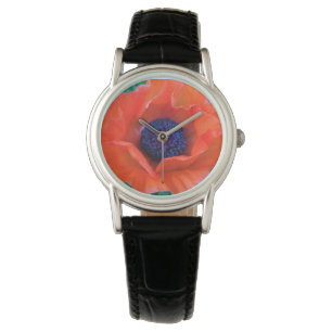 POPPY Oriental Red Sinaasappel — Horloge