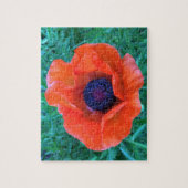POPPY Oriental Red Sinaasappel — Legpuzzel (Verticaal)
