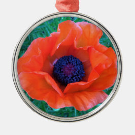 POPPY Oriental Red Sinaasappel — Metalen Ornament