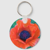 POPPY Oriental Red Sinaasappel — Sleutelhanger (Voorkant)