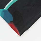 Poppy Papaver flowers Fleece Deken (Hoek)