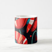 Poppy Papaver flowers Koffiemok (Center)