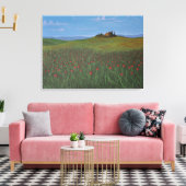Poppy Paradise Canvas Afdruk (Insitu (Woonkamer))