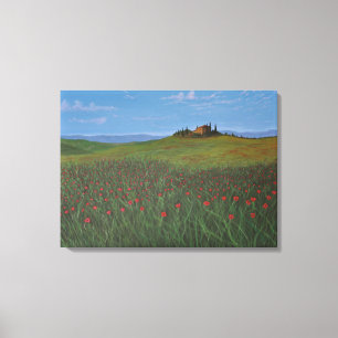 Poppy Paradise Canvas Afdruk