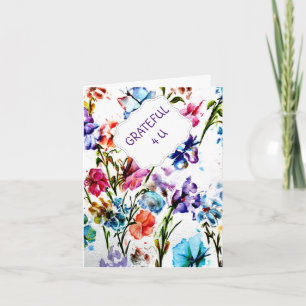 POPPY PAW PRINTS   BEDANK JULLIE KAART