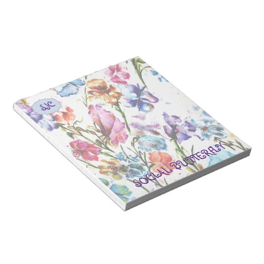 POPPY PAW PRINTS | OPMERKING PAD NOTITIEBLOK (Schuin)