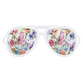POPPY PAW PRINTS | ZEEGLASSEN AVIATOR ZONNEBRIL (Voorkant)