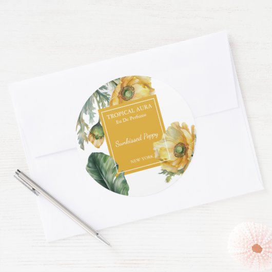 Poppy Perfume Label (Envelop)