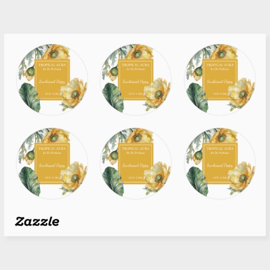 Poppy Perfume Label (Vel)