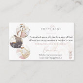 POPPY Pink & Airy Simple Branding Visitekaartje (Voorkant)