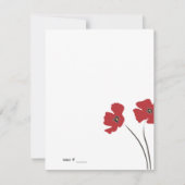 Poppy Place Cards { You Fold} Kaart (Voorkant)