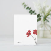 Poppy Place Cards { You Fold} Kaart (Staand voorkant)