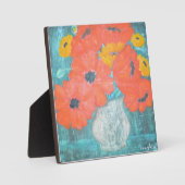Poppy Plaque Fotoplaat (Voorkant)