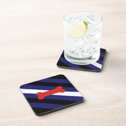 POPPY PLAY PRIDE DIAGONAL BIER ONDERZETTER (Rechterzijde)