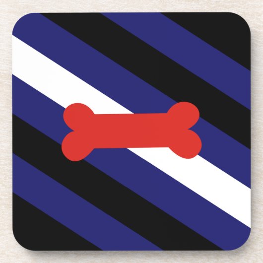 POPPY PLAY PRIDE DIAGONAL BIER ONDERZETTER (Voorkant)