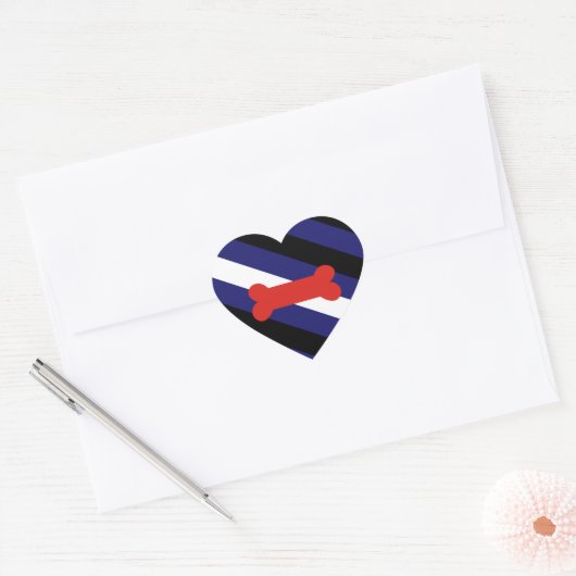 POPPY PLAY PRIDE DIAGONAL HART STICKER (Envelop)