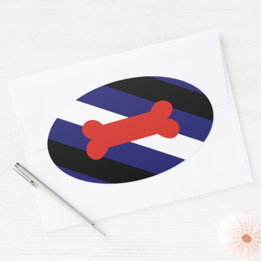 POPPY PLAY PRIDE DIAGONAL OVALE STICKER (Envelop)