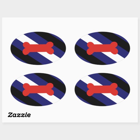 POPPY PLAY PRIDE DIAGONAL OVALE STICKER (Vel)