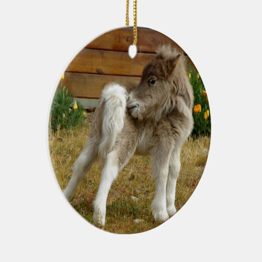 Poppy Pony Keramisch Ornament (Rechts)