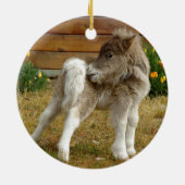 Poppy Pony Keramisch Ornament (Achterkant)