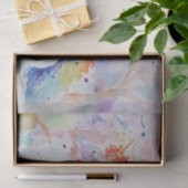 Poppy Poppies Rode Waterverf Bloembloem Tissuepapier (Geschenk)