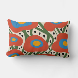Poppy Print Hedendaags accentkussen Kussen