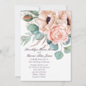 Poppy Radiance bruiloft Kaart (Voorkant)