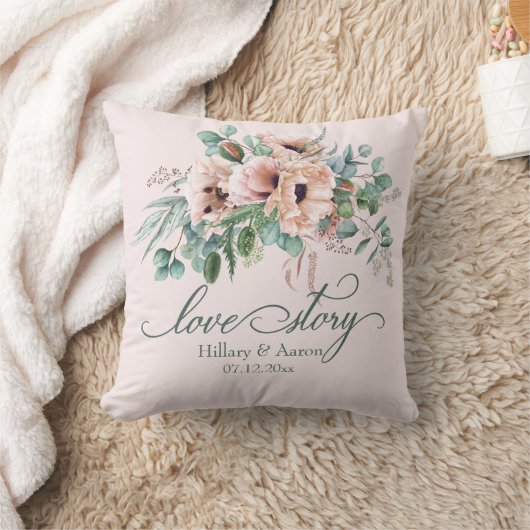 Poppy Radiance "Love Story" bruiloft Kussen (Deken)
