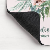 Poppy Radiance Naam Inscriptie Muismat (Hoek)