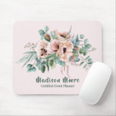 Poppy Radiance Naam Inscriptie Muismat (Met muis)