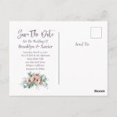 Poppy Radiance Sla de datum op Briefkaart (Achterkant)