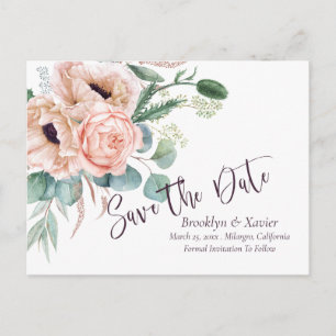 Poppy Radiance Sla de datum op Briefkaart