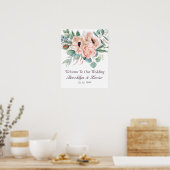 Poppy Radiance Weddenschap Welkom Poster (Keuken)