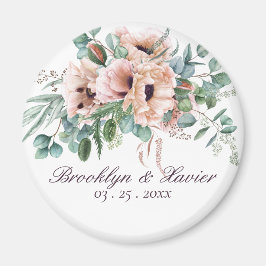 Poppy Radiance Wedding Favor Magneet